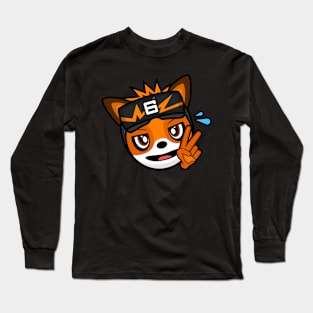 Peaceful Gamer Fox OpDaMyZr Long Sleeve T-Shirt